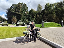 71-летний курянин проехал на велосипеде из Курска в Москву и обратно