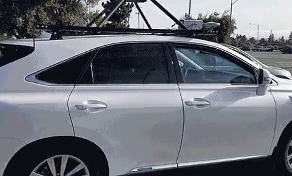 Появились фото тестируемого беспилотного автомобиля Apple