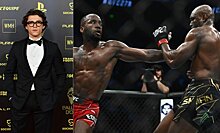 Актер Том Холланд поздравил Леона Эдвардса за кулисами UFC 286