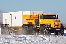 «Урал» разработал арктический автопоезд с активным полуприцепом и колёсной формулой 10х10