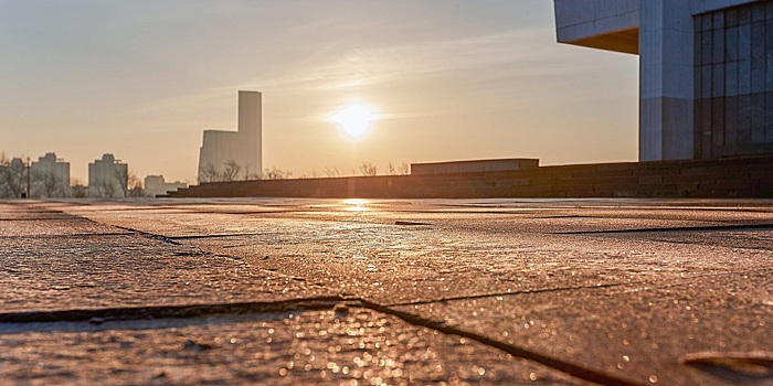 Горожан предупреждают о гололедице