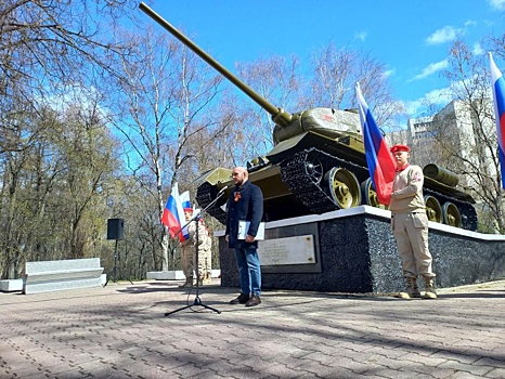 В Вологде после реставрации открыли мемориал танку Т-34