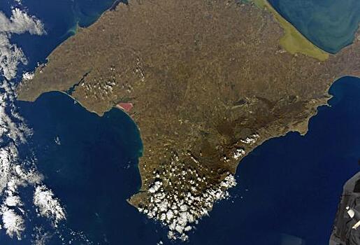Космонавт Шкаплеров сфотографировал Крым с орбиты Земли