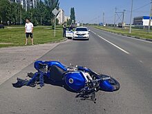 В Балаково байкер попал в больницу после столкновения с автоледи