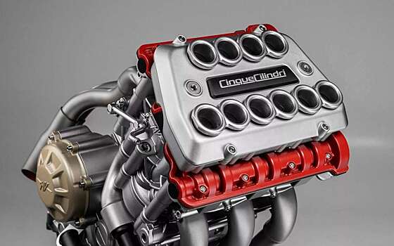 Представлен мотоциклетный двигатель V5 с уникальной конструкцией