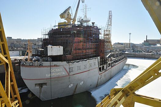 Корабелы Комсомольска ускорили работу на судне «Остап Шеремета»