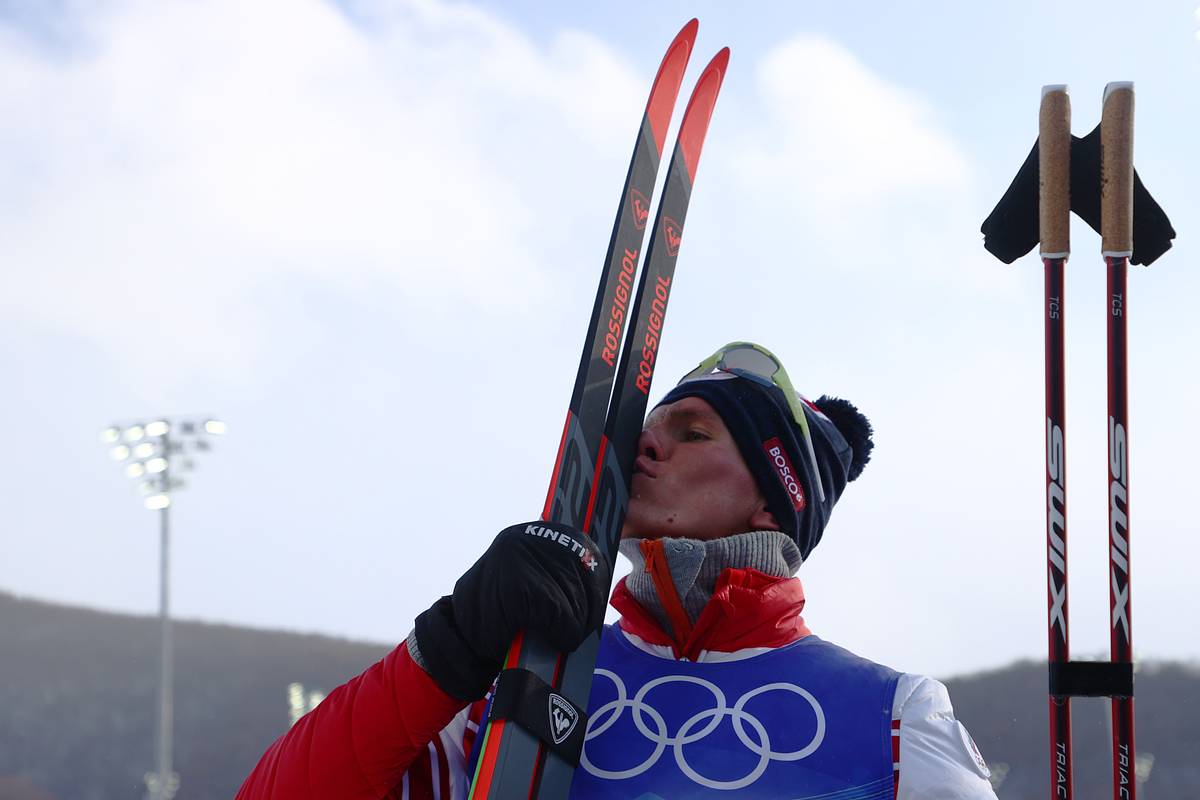 Александр Большунов Олимпийский чемпион
