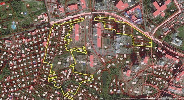 В Красноярске под застройку улицы Лесопарковой изымают 49 домов