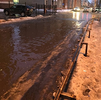 На улицы Ярославля пришел паводок