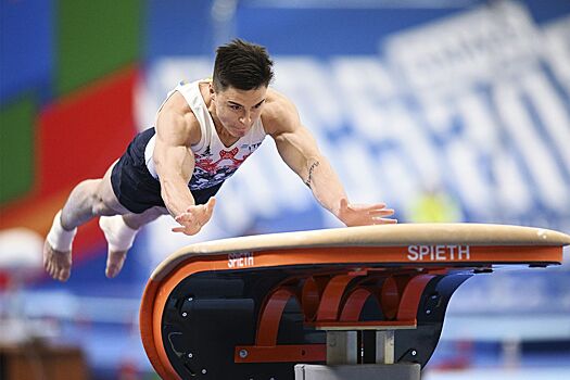 Никита Нагорный стал чемпионом Игр БРИКС в опорном прыжке