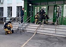 Зеленоградские пожарные провели учения на территории таможни