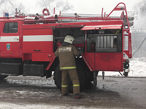 В селе Лесной Вьяс сгорел легковой автомобиль