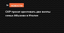 СКР просит арестовать две виллы семьи Абызова в Италии