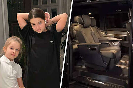 Ксения Бородина купила дочерям Mercedes для поездок в школу