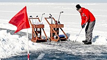 Гольф на льду. На Байкале разыграли путевки на Кубок мира
