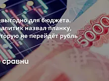 Невыгодно для бюджета. Аналитик назвал планку, которую не перейдёт рубль