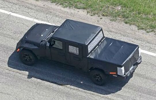 Пикап JeepWrangler проходит завершающие тесты