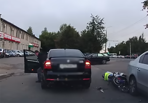 На Верхней Дуброве сбили скутериста