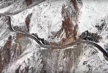 Видео: новосибирец снял Горный Алтай с высоты птичьего полёта