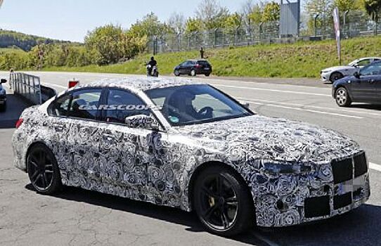 Новый BMW M3 засняли на конвейере завода