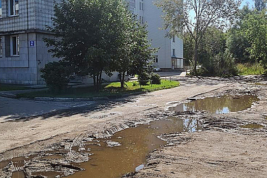 Мордором назвали жители стоянку для авто у поликлиники № 14 в Новосибирске