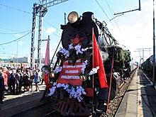 В Мордовию прибыл "Паровоз Победы"