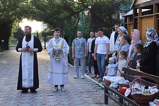 Российские военнослужащие встретили православную Пасху  в Таджикистане