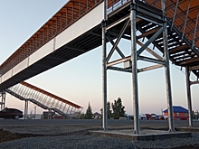 Под Курганом открыли первый в регионе надземный переход