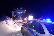 Под Златоустом попал в аварию автобус с юными спортсменами