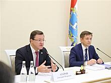 Дмитрий Азаров и министр цифрового развития РФ Константин Носков провели совещание по развитию информтехнологий