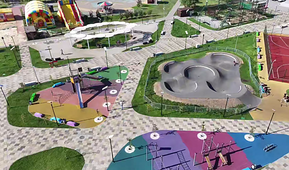 Волгоградцам показали, как выглядит обновленный парк Героев-летчиков