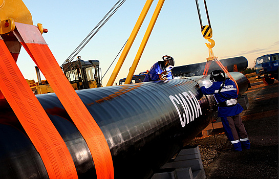 "Газпром" рассказал о ходе строительства "Силы Сибири"