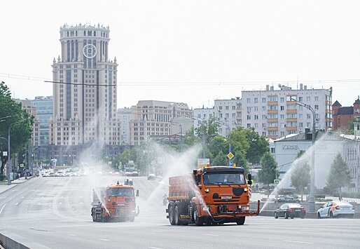 «Оранжевый» уровень погодной опасности объявлен в Москве