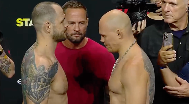 Богдан Гуськов нокаутировал Никиту Крылова в поединке на UFC Abu Dhabi