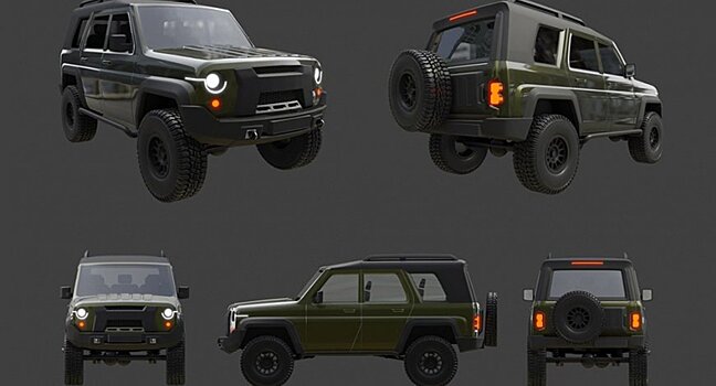 В Сети опубликованы изображения обновленного «УАЗ Хантер»