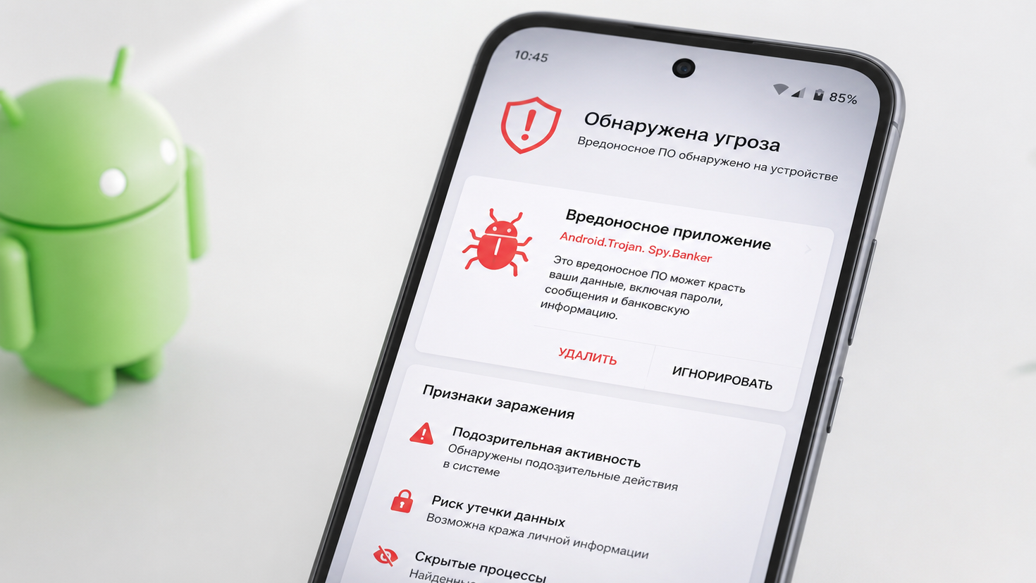 Россиян предупредили о резком росте заражений мобильных устройств