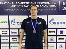 Николай Зуев оказался на пьедестале чемпионата России по короткой воде