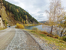 В Красноярском крае дорогу вдоль реки Мана сделают более безопасной