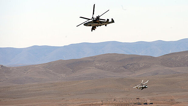 Российские вертолеты задействовали в провинции Хама