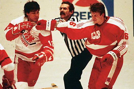 Самая известная драка в истории хоккея между СССР и Канадой: видео, воспоминания