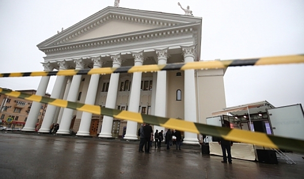 Реставрация фасада НЭТа в Волгограде практически завершена