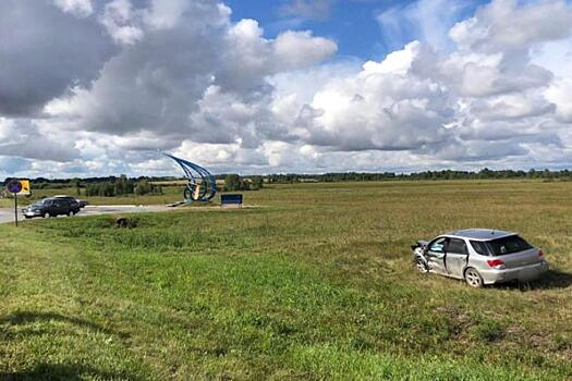Четверо взрослых и двое детей пострадали в ДТП под Новосибирском на месте гибели гаишников-героев