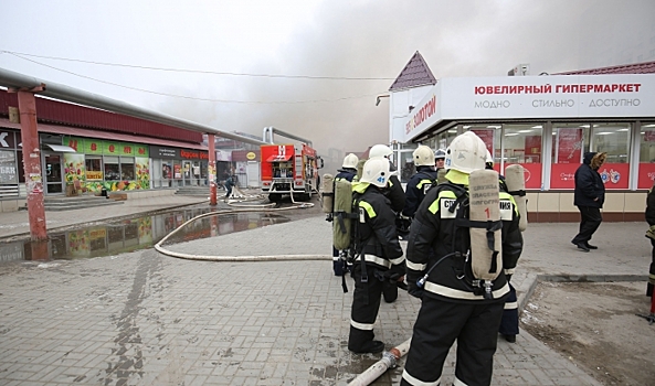 После пожара Качинский рынок в Волгограде вернется к работе 19 февраля