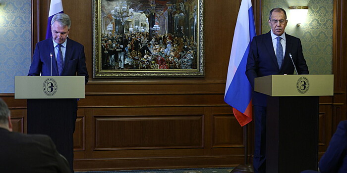Лавров и Хаависто на встрече в Петербурге обсудили отношения России и ЕС