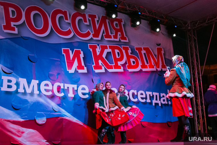 Тюменка на выборах президента отметила годовщину воссоединения Крыма с Россией