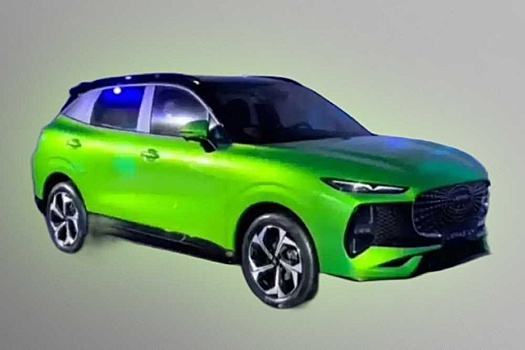 Вторую модель Lepas от Chery сфотографировали на закрытом показе