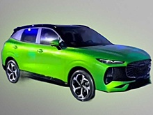 Вторую модель Lepas от Chery сфотографировали на закрытом показе