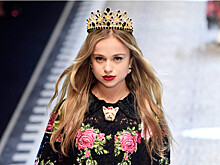Дорого-богато: эскадрон российских it-girls на подиуме Dolce&Gabbana