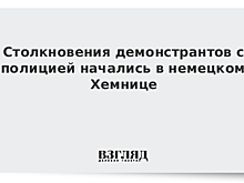 В ОБСЕ возмутились нападениями участников акций протеста на журналистов в Хемнице