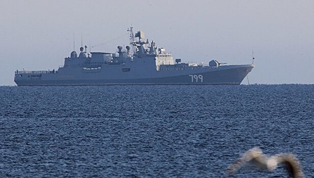 Фрегат «Адмирал Макаров» сбил «крылатые ракеты»